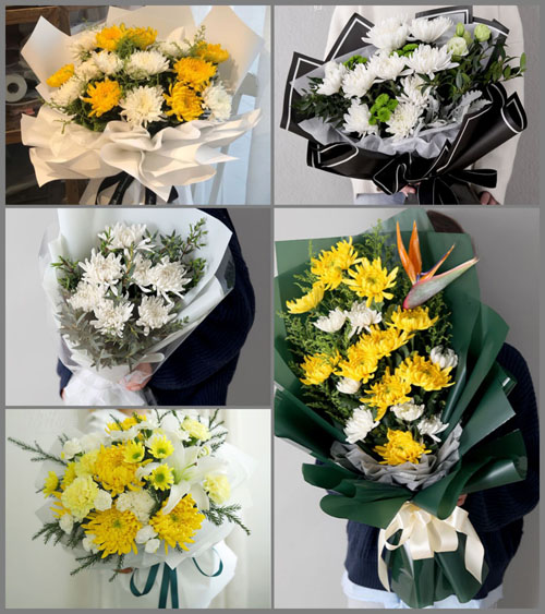 安徽六安市叶集区三元乡粉坊村白事花束代送